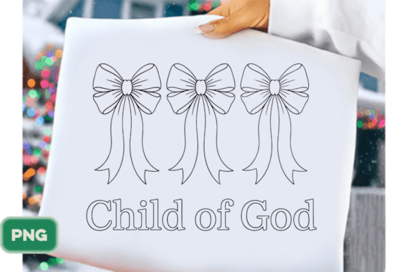 Child of God PNG: Christian T-Shirt Designs