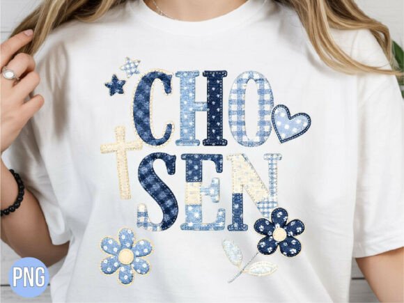 Chosen Faith Religious Christian PNG for T-Shirt Designs