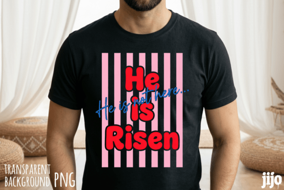 Christian Jesus Risen He PNG T-Shirt Designs