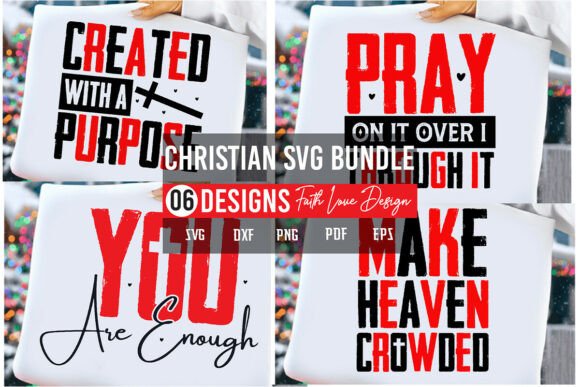 Christian SVG Bundle: Faith Love Design T-Shirt Designs