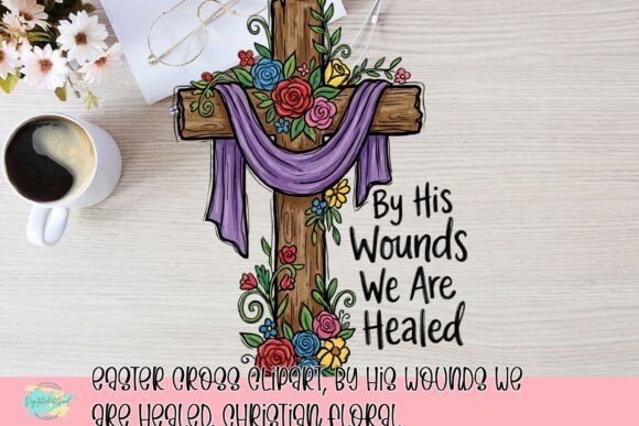 Easter Cross Clipart: T-Shirt Designs & Christian Floral