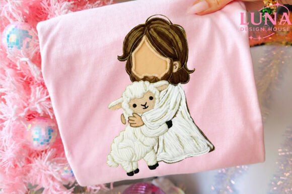 Easter Faux Yarn Jesus PNG for T-Shirt Designs