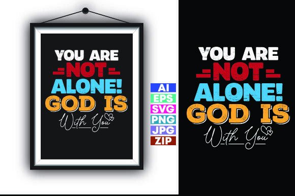 God is with You Free Christian T-shirt — Freebies
