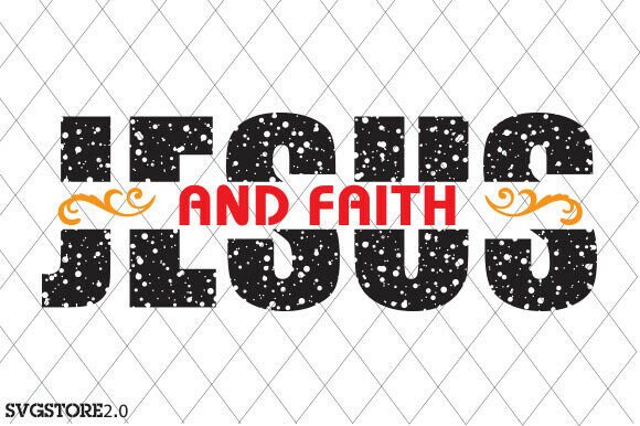 Jesus and Faith PNG T-Shirt Design