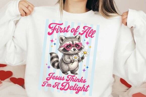 Jesus Thinks I’m Delight PNG — T-Shirt Designs for Editorial Use